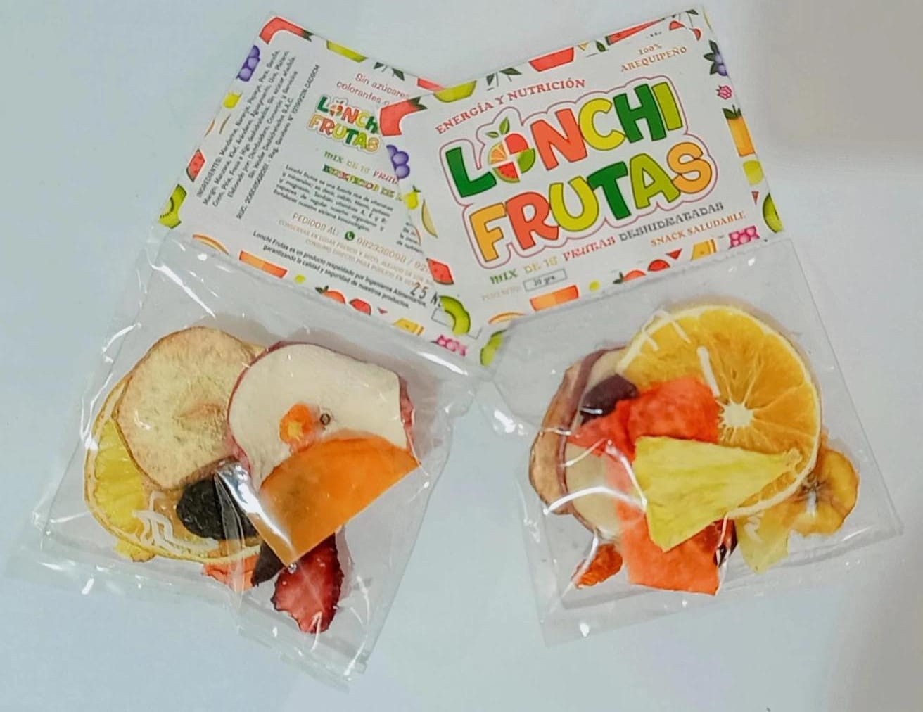 Mix de frutas deshidratadas Lonchi frutas 20 gr (Tiras de 12 und)