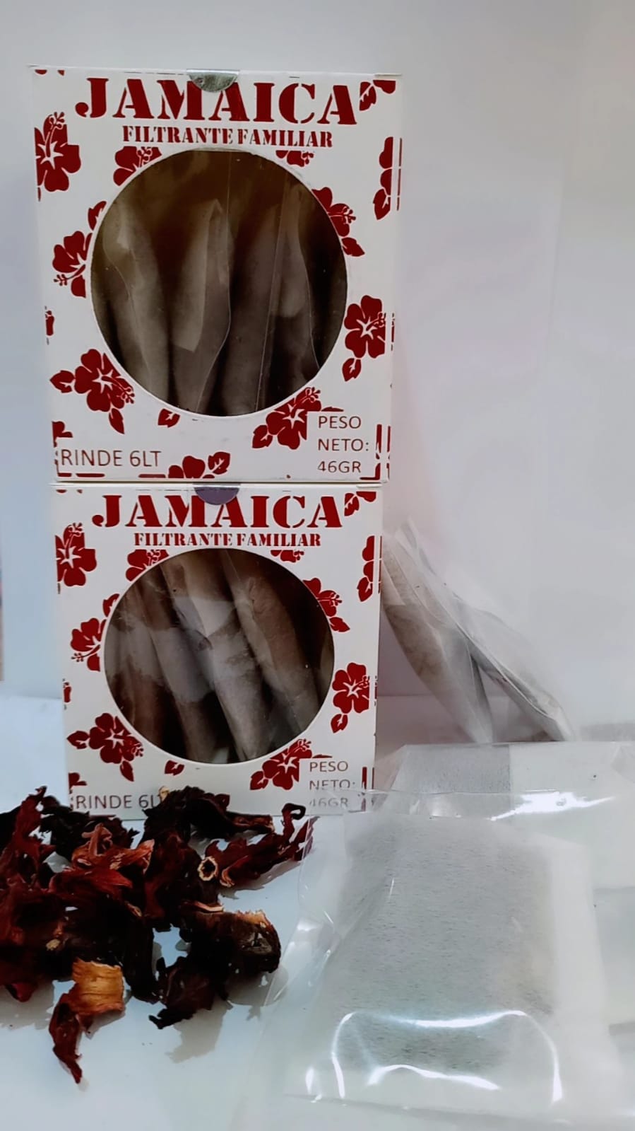 Filtrante Familiar de Flor de Jamaica Sin Woder 46 gr