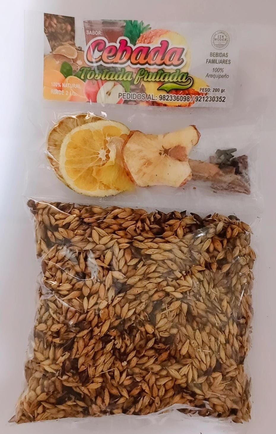 Mezcla para Cebada frutada Sin Woder 200 gr