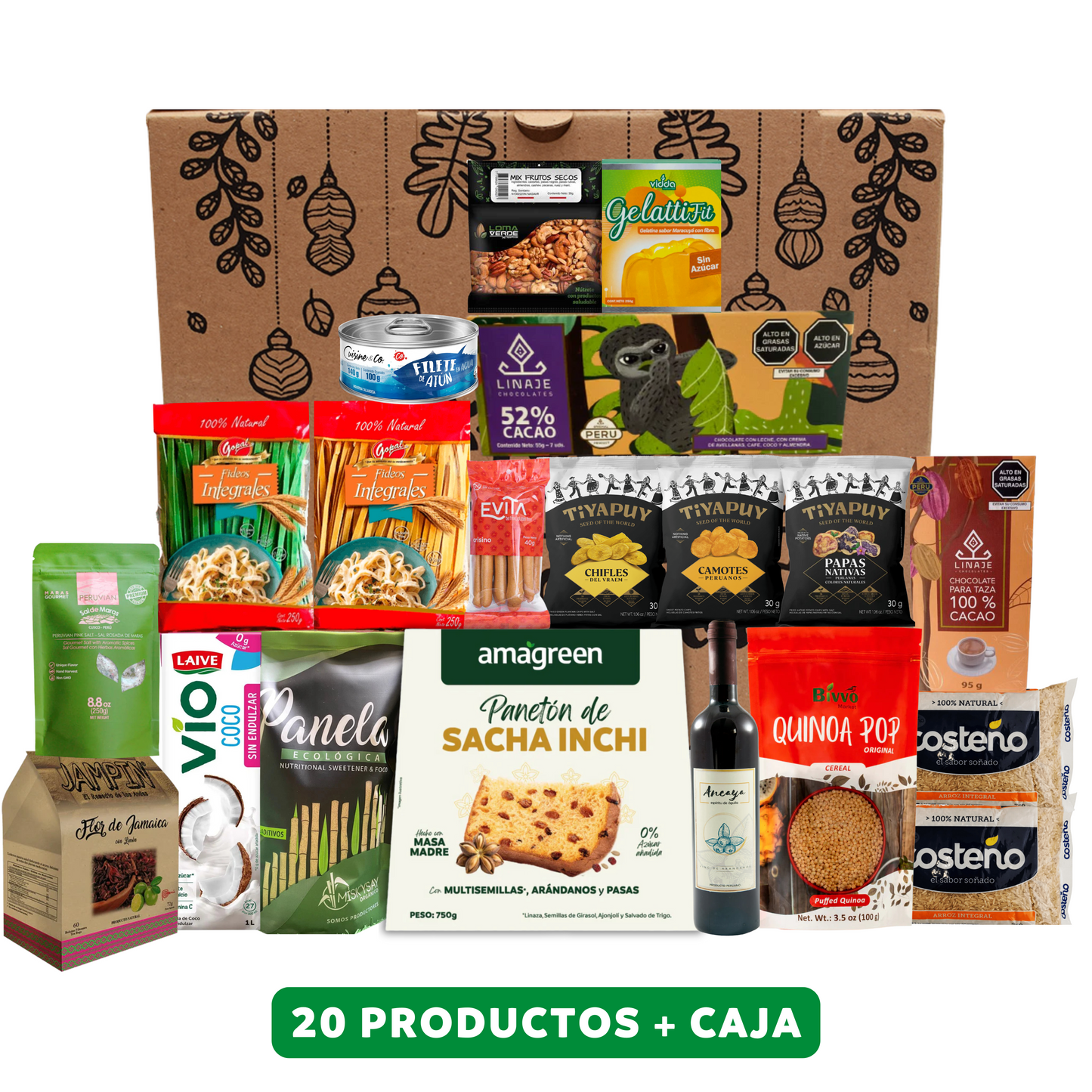 Canasta Corporativa Navidad Saludable 20 productos