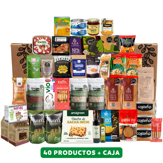 Canasta Corporativa Navidad Saludable 40 productos