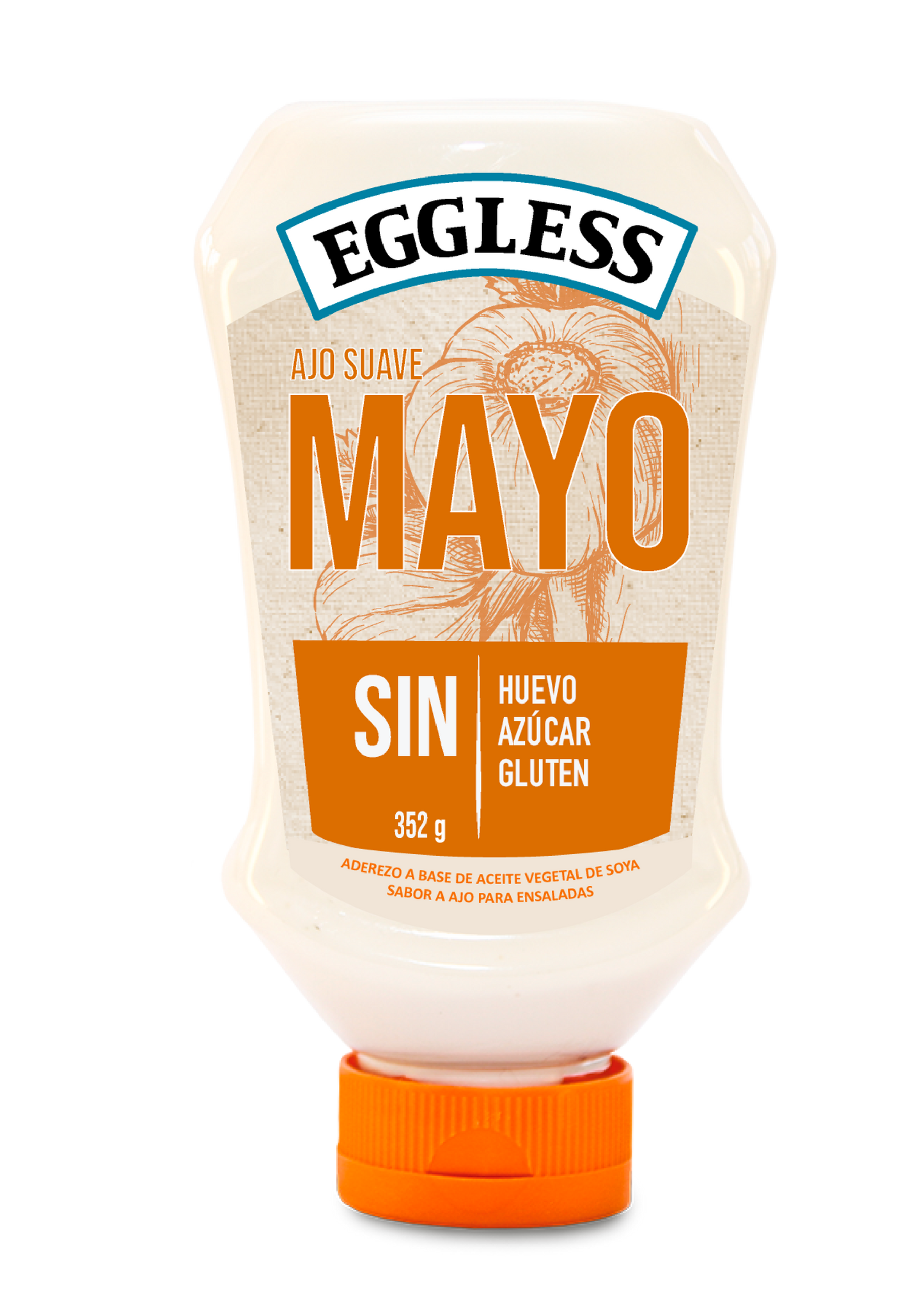 Mayonesa sabor ajo 352g Eggles