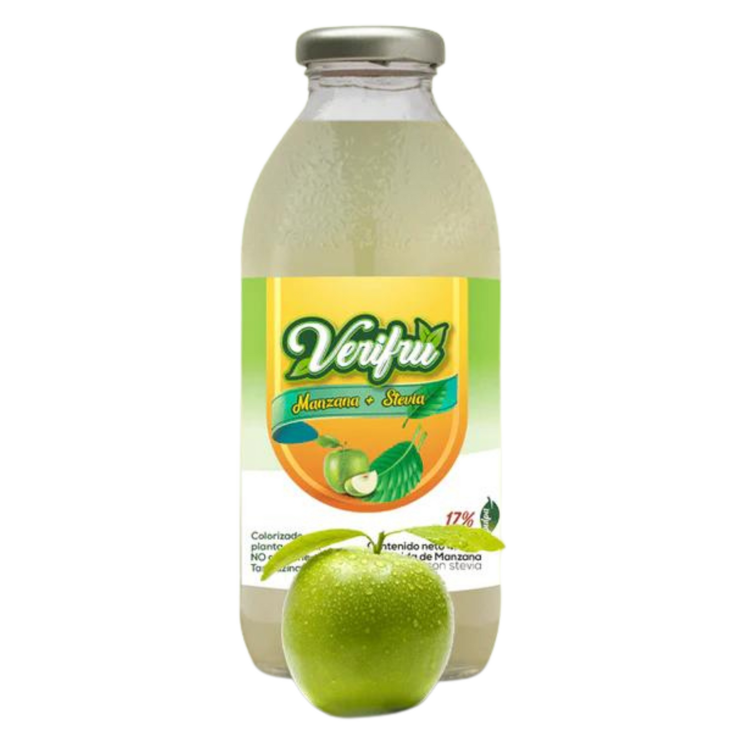 Bebida de Manzana con Stevia Verifru Pack 12 x 475ml