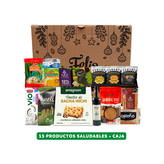 Canasta Corporativa Navidad Saludable 15 productos