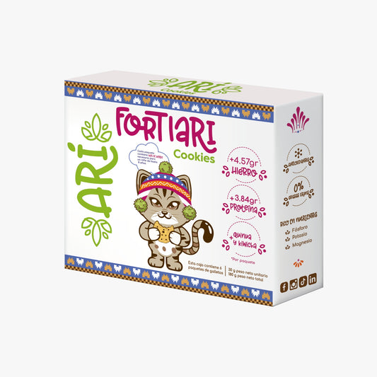 Galletas Fortificadas con Hierro ARÍ 6 pack X 180gr