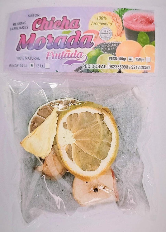 Mezcla para Chicha Morada frutada Sin Woder 50 gr