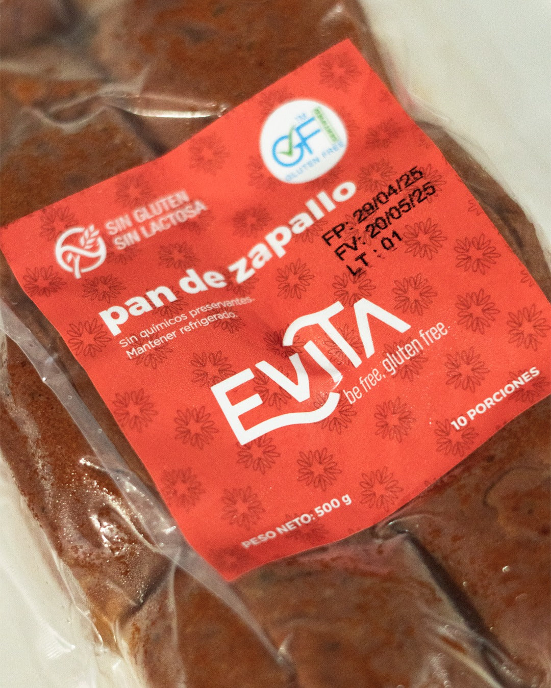 Pan de Zapallo Evita  200g