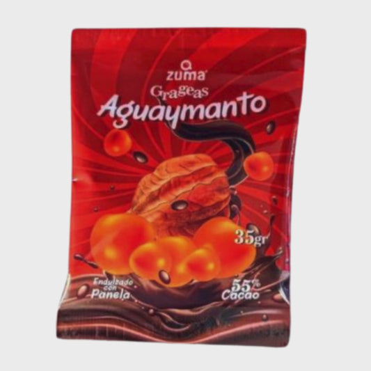 Grageas de Aguaymanto 55% Cacao Zumaq 35g
