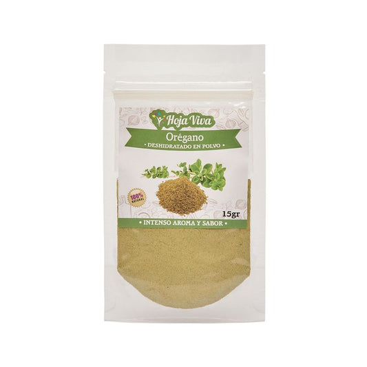 Orégano Molido en Polvo Hoja Viva Doypack 15g