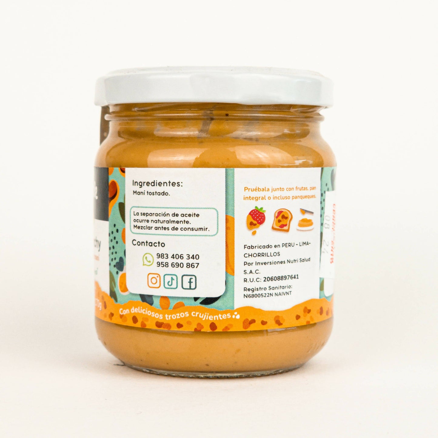 Mantequilla de Mani Crunchy Muamore 1kg
