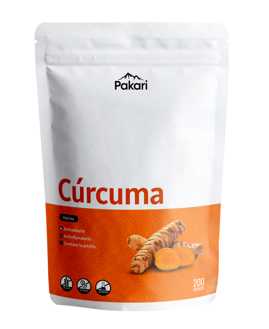 Cúrcuma en polvo Pakari Nutrition 200g