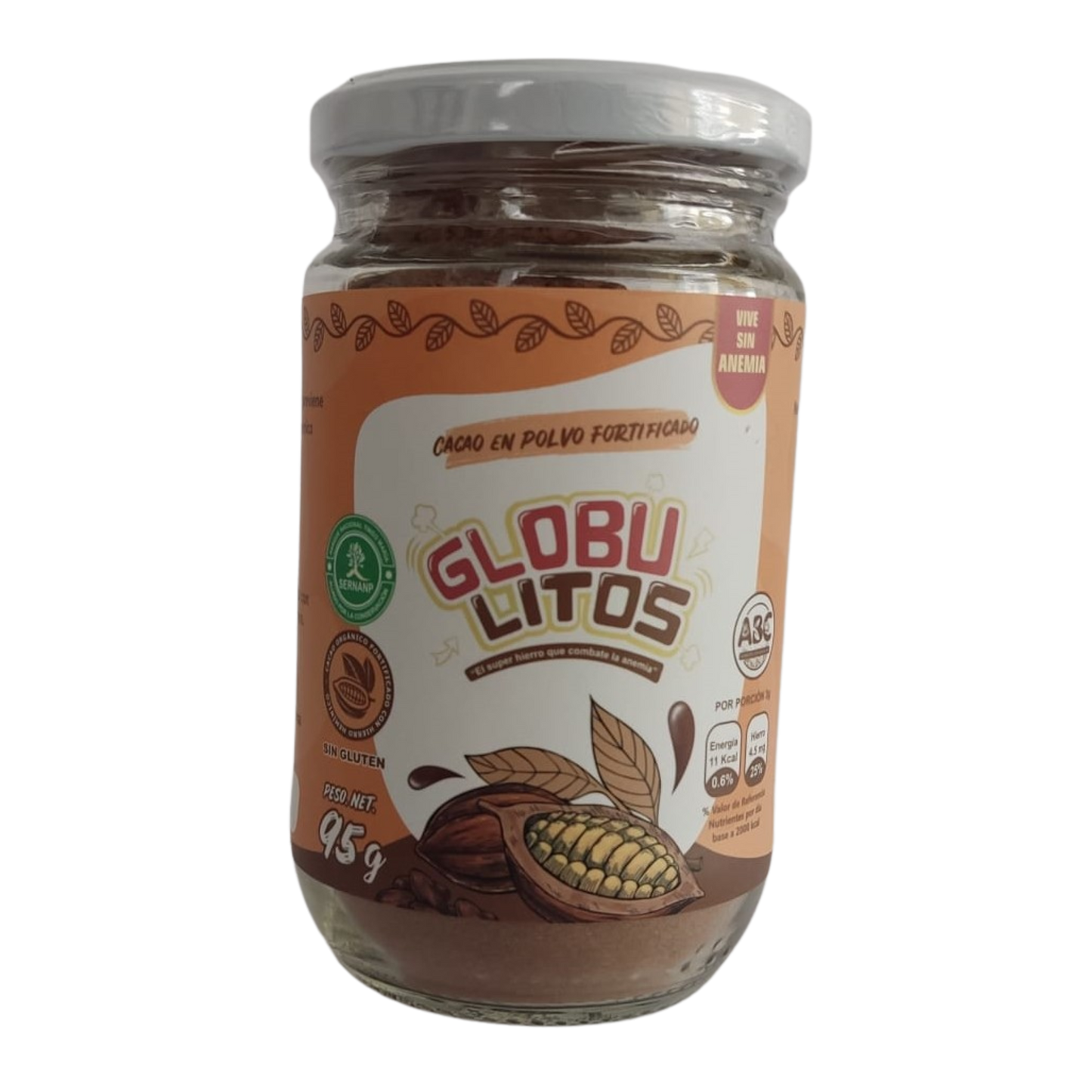 Cacao fortificado con Hierro Globulitos 95g