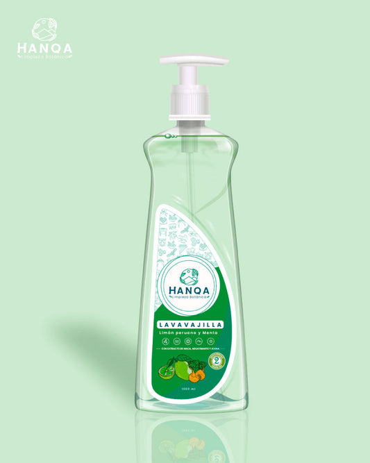 Lavavajilla Limón Peruano y Menta Hanqa 1000ml