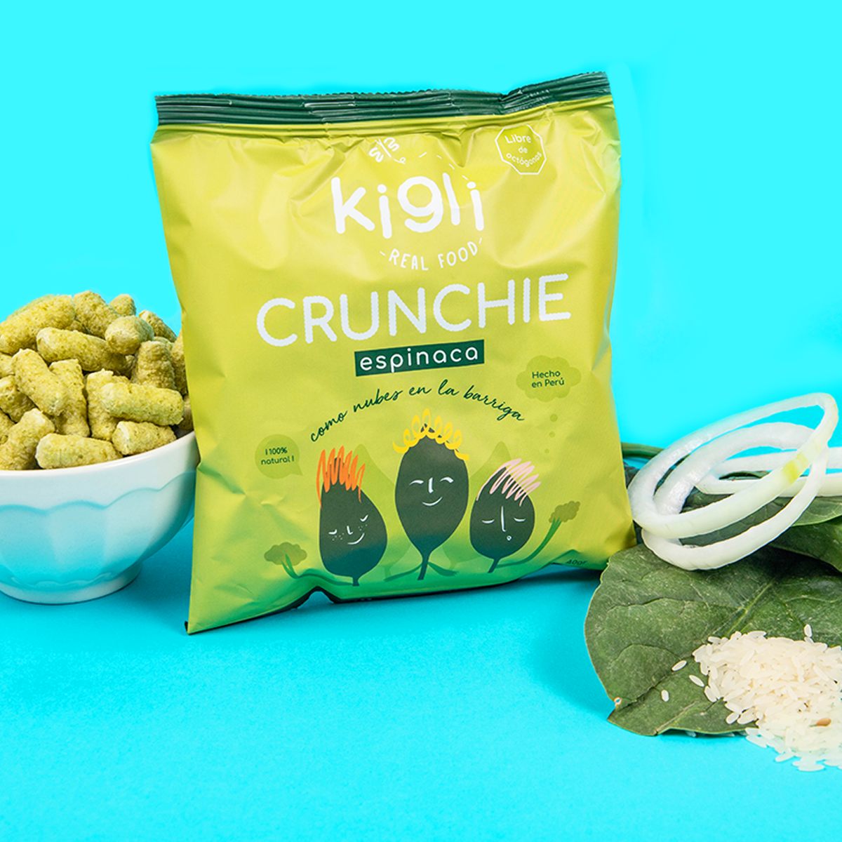 Crunchie de Espinaca 40g